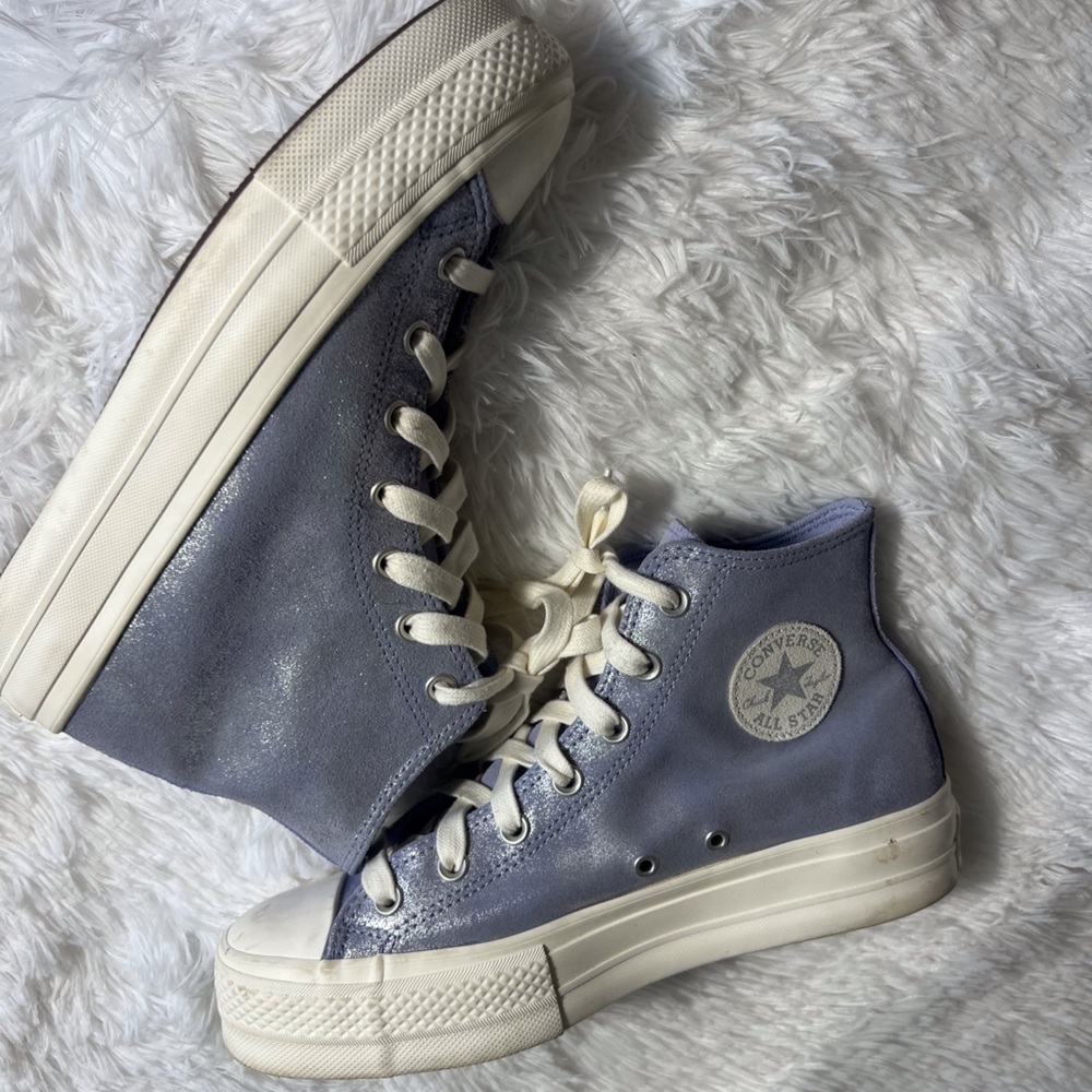 Chuck Taylor All Star Lift Platform Suede Shimmer - Picture 4 of 12